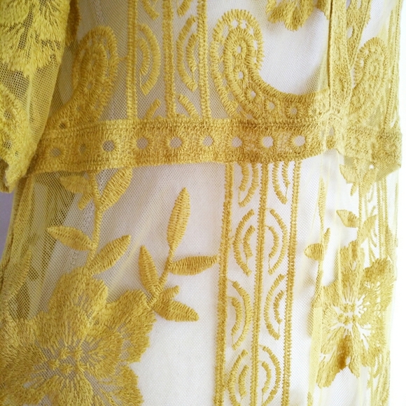 LAST 2! Umgee Boho Embroidered Lace Maxi Dress - Picture 6 of 11